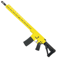 AR-15 .223 WYLDE Semi Auto .223/5.56 Rifle 18" Stainless Barrel 17" Custom MLOK Rail - Lemon Zest
