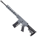 AR-15 Semi Auto .300 AAC Blackout Rifle 16" Nitride 1:8 Barrel M4 Stock 12" Custom Hybrid Slim MLOK - Sniper Gray