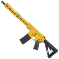 AR-15 .300 AAC Blackout Rifle 16" 1:8 Nitride Barrel 15" Hybrid MLOK Handguard MOE- Gold