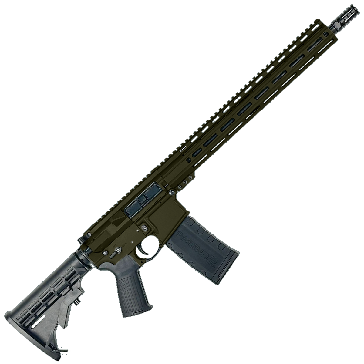 AR-15 .300 Blackout Rifle 16" Barrel 15" MLOK Handguard M4 Stock - Magpul ODG