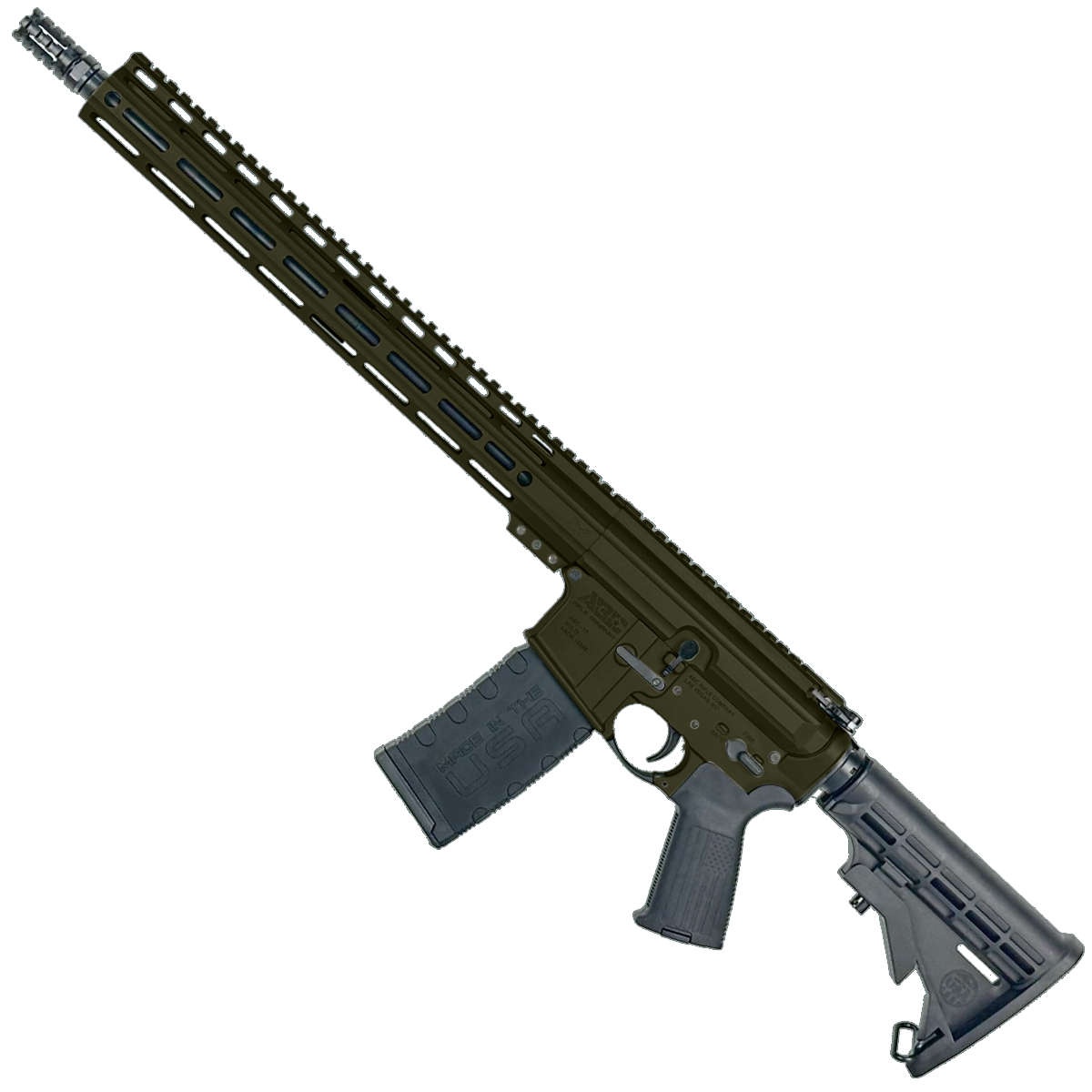 AR-15 .300 Blackout Rifle 16" Barrel 15" MLOK Handguard M4 Stock - Magpul ODG