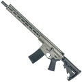AR-15 .300 Blackout Rifle 16" Barrel 15" MLOK Handguard M4 Stock - Tungsten Gray