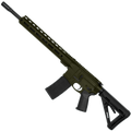AR-15 Semi Auto .300 AAC Blackout Rifle 16" Barrel Slick Side Billet Upper / Lower 13" Custom M-LOK Handguard - Magpul ODG