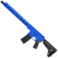 AR-15 Semi Auto 5.56 NATO Rifle 16" Barrel Billet Upper / Lower 17" M-LOK Handguard - Flame Blue