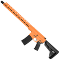 AR-15 Semi Auto .300 AAC Blackout Rifle 16" Barrel Billet Upper / Lower 17" M-LOK Handguard - Tequila Sunrise Orange