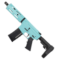 AR-15 Semi Auto .300 Blackout Tactical Pistol 7.5" Barrel 7" Quad Rail- Robins Egg Blue