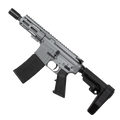 AR15 Micro .300 Blackout Pistol 5" Barrel 4" M-Lok Handguard- Tungsten
