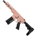 AR-15 Semi Auto .300 AAC Blackout Pistol 7.5" Barrel 7" Custom MLOK Handguard - Rose Gold