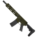AR-15 Semi Auto .300 Blackout Pistol 10.5" Barrel Quad Rail Handguard - Magpul ODG