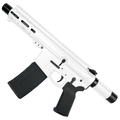 AR15 .300 Blackout "MINI MICRO" Custom 18" Billet Pistol 5" Barrel-White