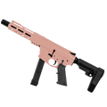 American Built Custom Slick Side AR-40 Pistol 8" Barrel MLOK Handguard - Rose Gold