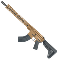 American Built Custom Semi Auto AR-47 7.62X39 MM Rifle16" Barrel Adjustable SL Stock 15" M-LOK Handguard - Burnt Bronze