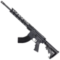 AR-15 7.62x39 Rifle 16" Barrel M4 Stock 12" Custom Hybrid Slim MLOK-Black