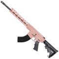 AR-15 7.62x39 Rifle 16" Barrel M4 Stock 12" Custom Hybrid Slim MLOK - Rose Gold