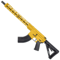 AR-15 7.62x39 Rifle 16" Barrel 15" Hybrid MLOK Handguard MOE - Gold