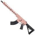 AR-15 7.62x39 Rifle 16" Barrel 15" Hybrid MLOK Handguard MOE- Rose Gold