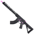 AR-15 7.62x39 Two-Tone Rifle 16" Barrel 15" Hybrid MLOK Handguard MOE - Black and Sig Pink