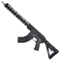 AR-15 7.62x39 Two-Tone Rifle 16" Barrel 15" Hybrid MLOK Handguard MOE - Black and Glacier Silver