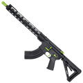 AR-15 7.62x39 Two-Tone Rifle 16" Barrel 15" Hybrid MLOK Handguard MOE - Black and Zombie Green