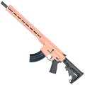 AR-15 7.62x39mm Rifle 16" Barrel 15" MLOK Handguard M4 Stock - Rose Gold