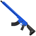 AR-15 7.62x39 Rifle 16" Barrel Billet Upper / Lower 17" M-LOK Handguard - Flame Blue