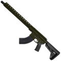 AR-15 7.62x39 Rifle 16" Barrel Billet Upper / Lower 17" M-LOK Handguard - Magpul ODG