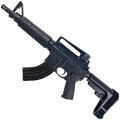 AR-15 A2 Style Semi Auto 7.62x39MM Pistol 10" Barrel w/ Custom FSB