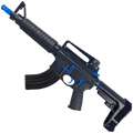 AR-15 Two-Tone A2 Style Semi Auto 7.62x39MM Pistol 10" Barrel w/ Custom FSB - Black and Blue