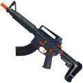 AR-15 Two-Tone A2 Style Semi Auto 7.62x39MM Pistol 10" Barrel w/ Custom FSB - Black and Hunter Orange