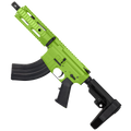 AR 7.62x39 Semi Auto Tactical Pistol 7.5" Nitride Barrel 7" Free Float Quad Rail Zombie Green