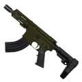 AR15 Micro 7.62x39 Pistol 5" Barrel 4" M-Lok Handguard - Magpul ODG