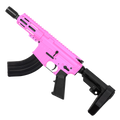 AR15 Micro 7.62x39 Pistol 5" Barrel 4" M-Lok Handguard- Sig Pink
