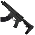 AR47 7.62x39mm Custom SBA3 Braced Billet Pistol 5" Barrel-Black