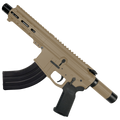 AR47 7.62x39mm Custom Micro Billet Pistol 5" Barrel - Magpul FDE