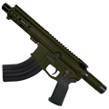 AR47 7.62x39mm Custom Micro Billet Pistol 5" Barrel - Magpul ODG
