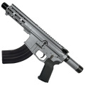 AR47 7.62x39mm Custom Micro Billet Pistol 5" Barrel - Tungsten Gray