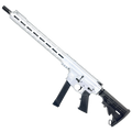 AR 9mm Billet Style Custom Rifle 16" Barrel Billet Upper / Lower 15" M-LOK Handguard - Cerakote White
