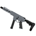 American Built Custom Slick Side AR-9 Pistol 7" Barrel MLOK Handguard-Sniper Grey
