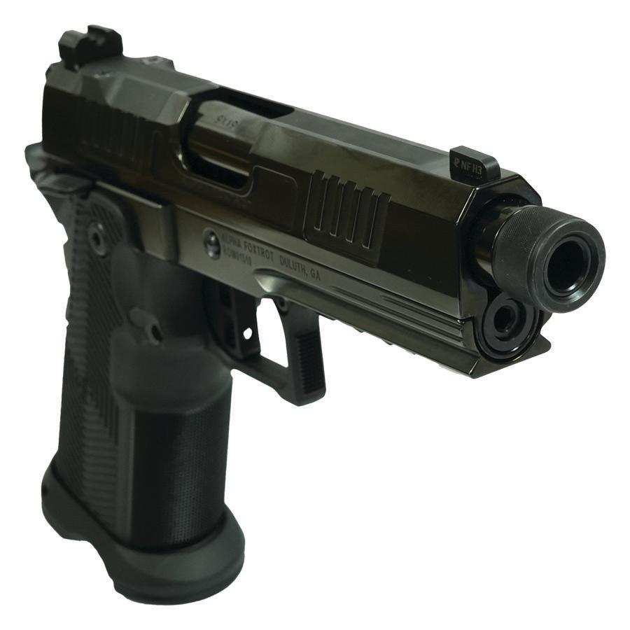 AF1911-ROMULUS 9MM 4.25in Polished RMSc Cut Threaded Barrel