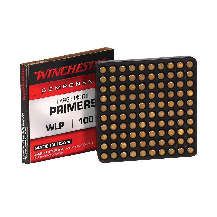 WINCHESTER PRIMERS LARGE PISTOL 1000/CT