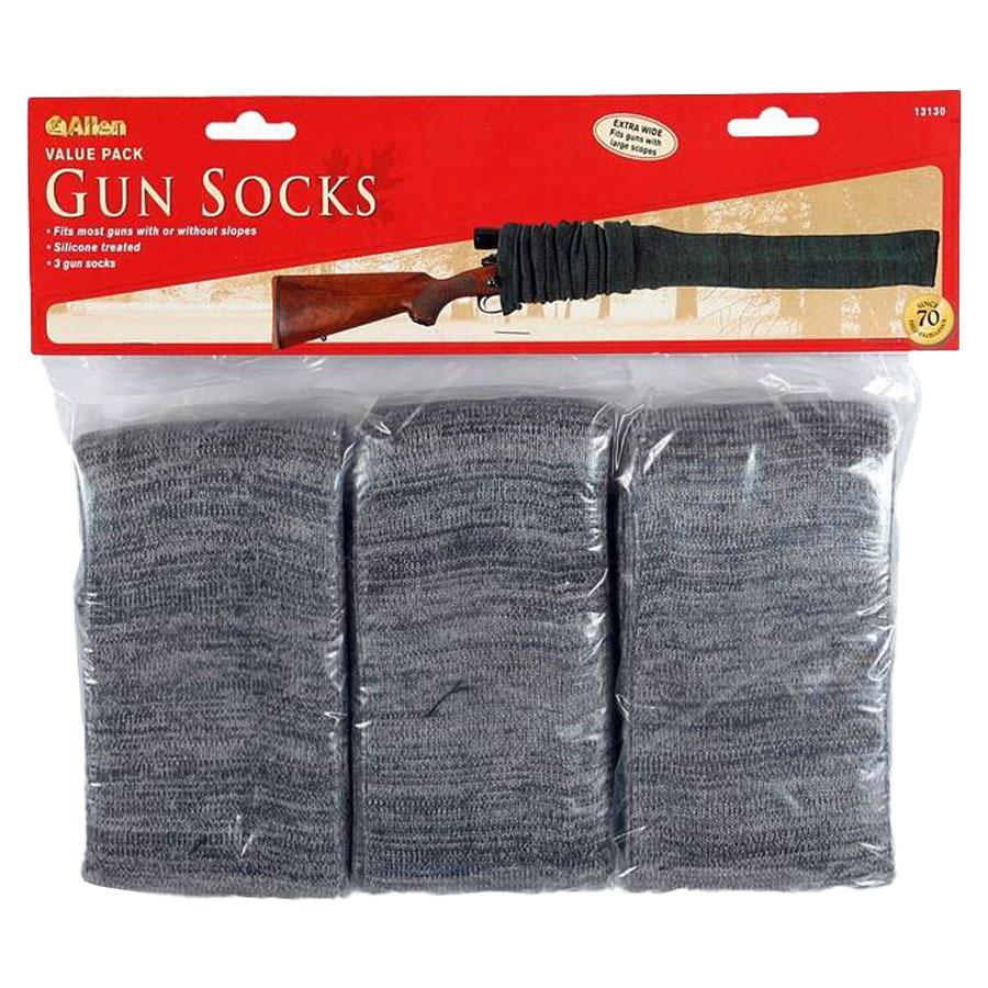 GUN SOCKS 52IN 3-PK SHOT/SCOPE