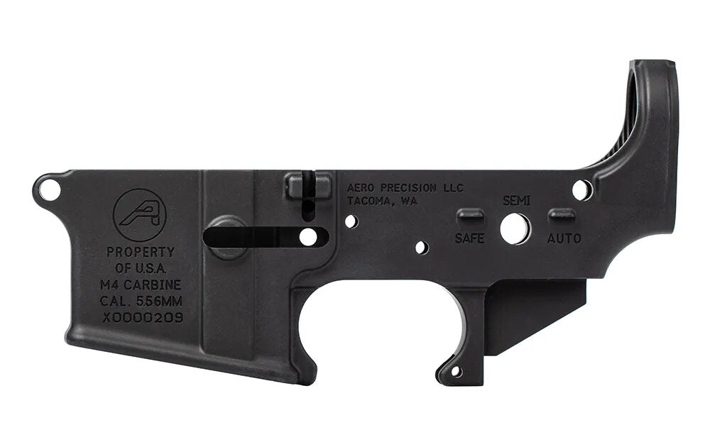 Aero Precision M4A1 Clone Stripped AR-15 Lower Receiver - Anodized Black