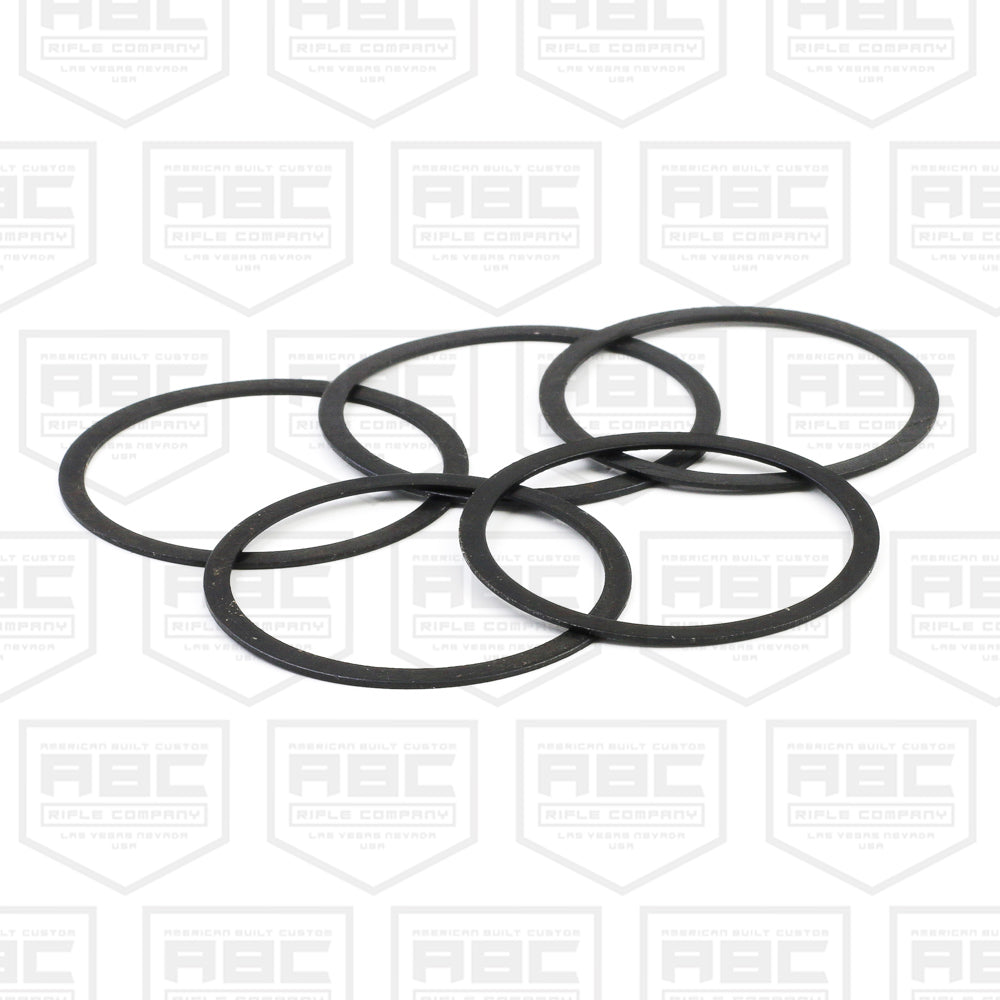 AR-15 Barrel Nut Shims 10 Pcs -Black