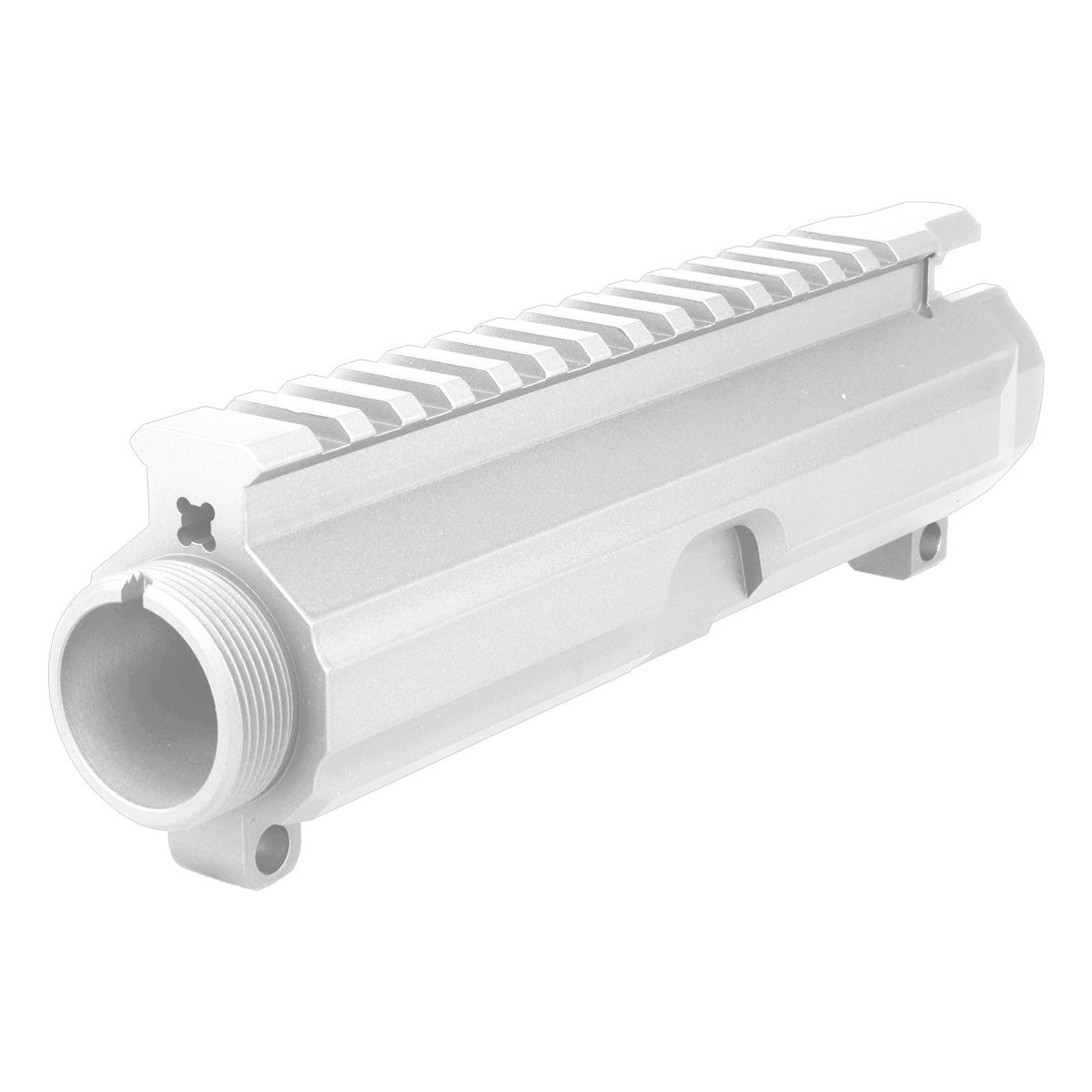 AR-15 Stripped Billet Upper Receiver-Cerakote White