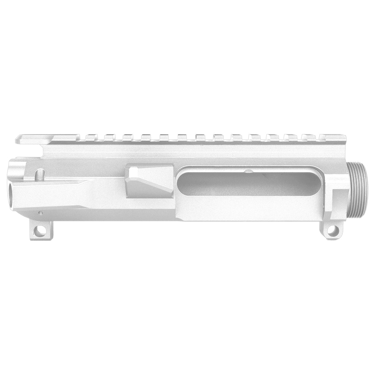 AR-15 Stripped Billet Upper Receiver-Cerakote White