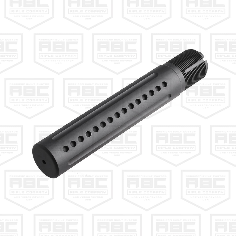 AR9 Custom FLUTED Pistol Buffer Tube Assembly w/ 7oz Heavy Buffer