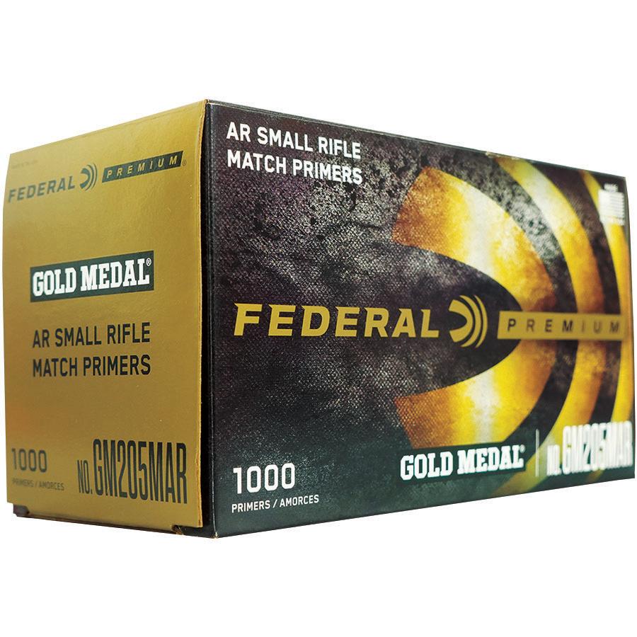 FEDERAL PREMIUM GOLD MEDAL MATCH CENTERFIRE SM RIFLE PRIMER AR RFLE 1000CT