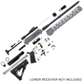 AR-15 Rifle Build Kit .223/556 NATO 16" Barrel 15" M-Lok Handguard - Sniper Gray