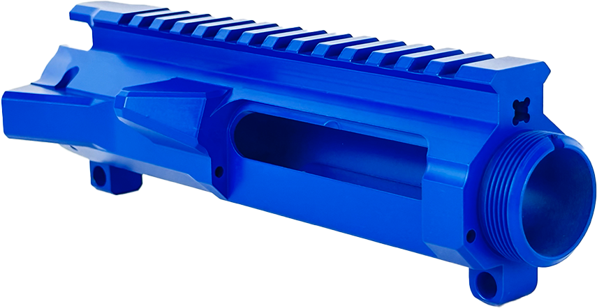 AR-15 Stripped Billet Upper Receiver-Cerakote Blue