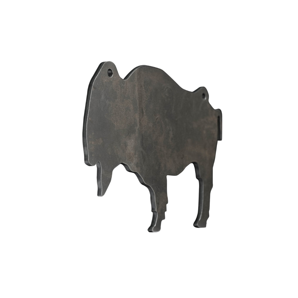 Tactical Scorpion Gear AR500 Steel Shooting Target Gong Laser Cut 18" x 12" x 3/8" Bison Buffalo